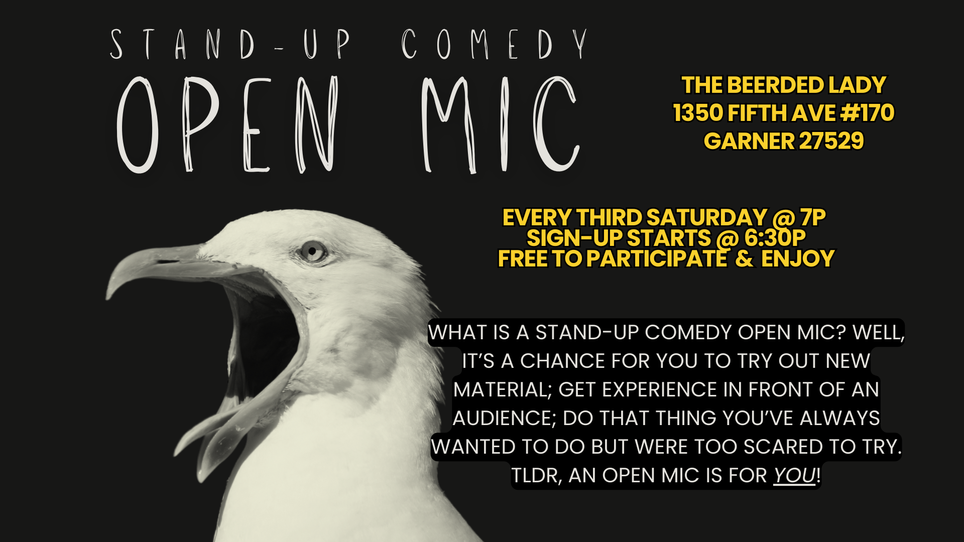 Open Mic Comedy