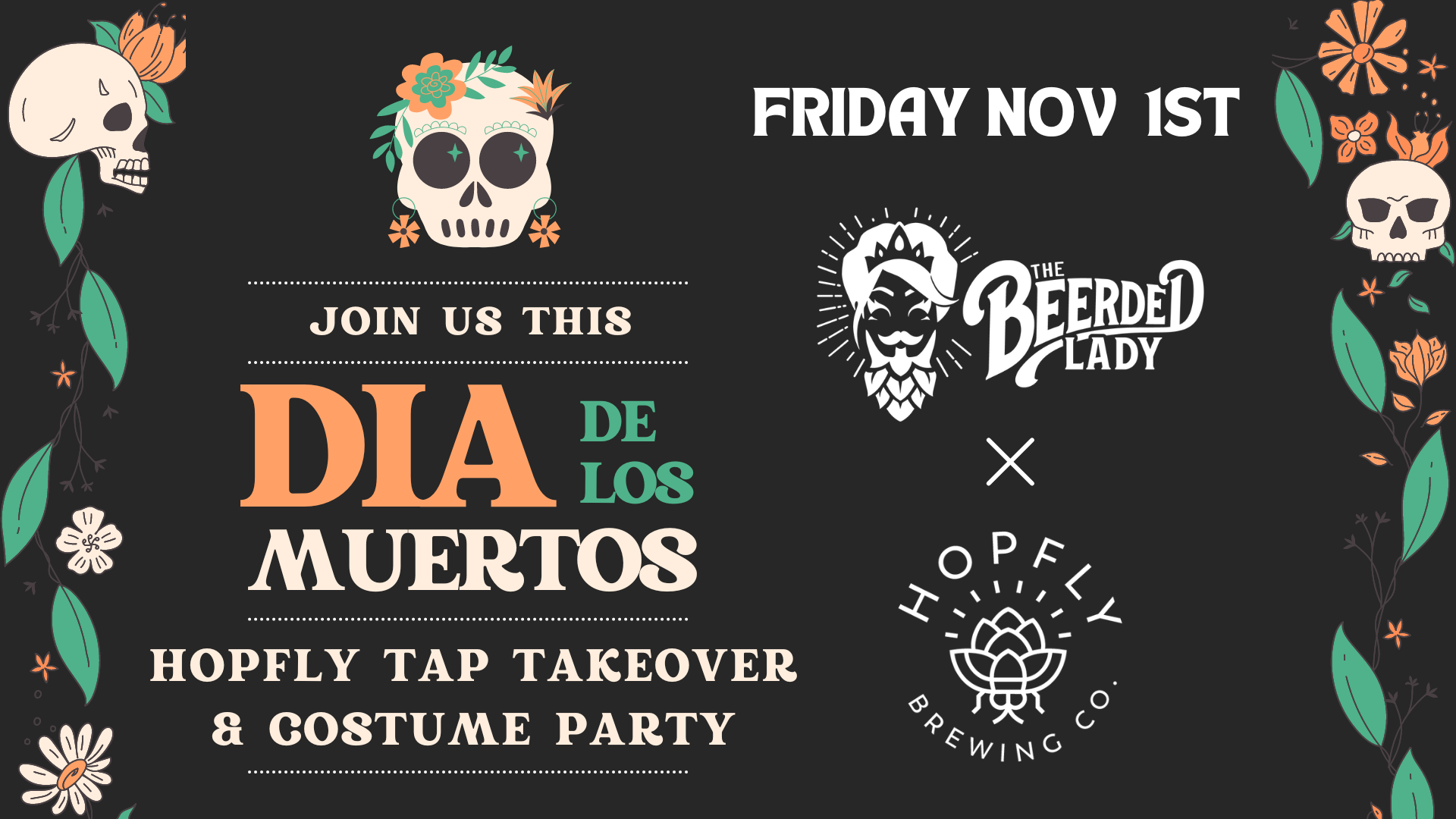 Dia De Los Muertos Halloween Party