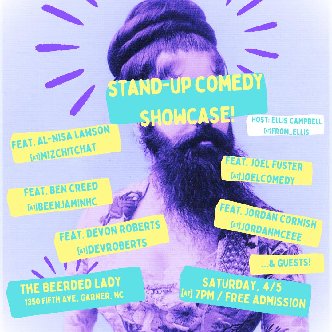 comedy at the beerded Lady