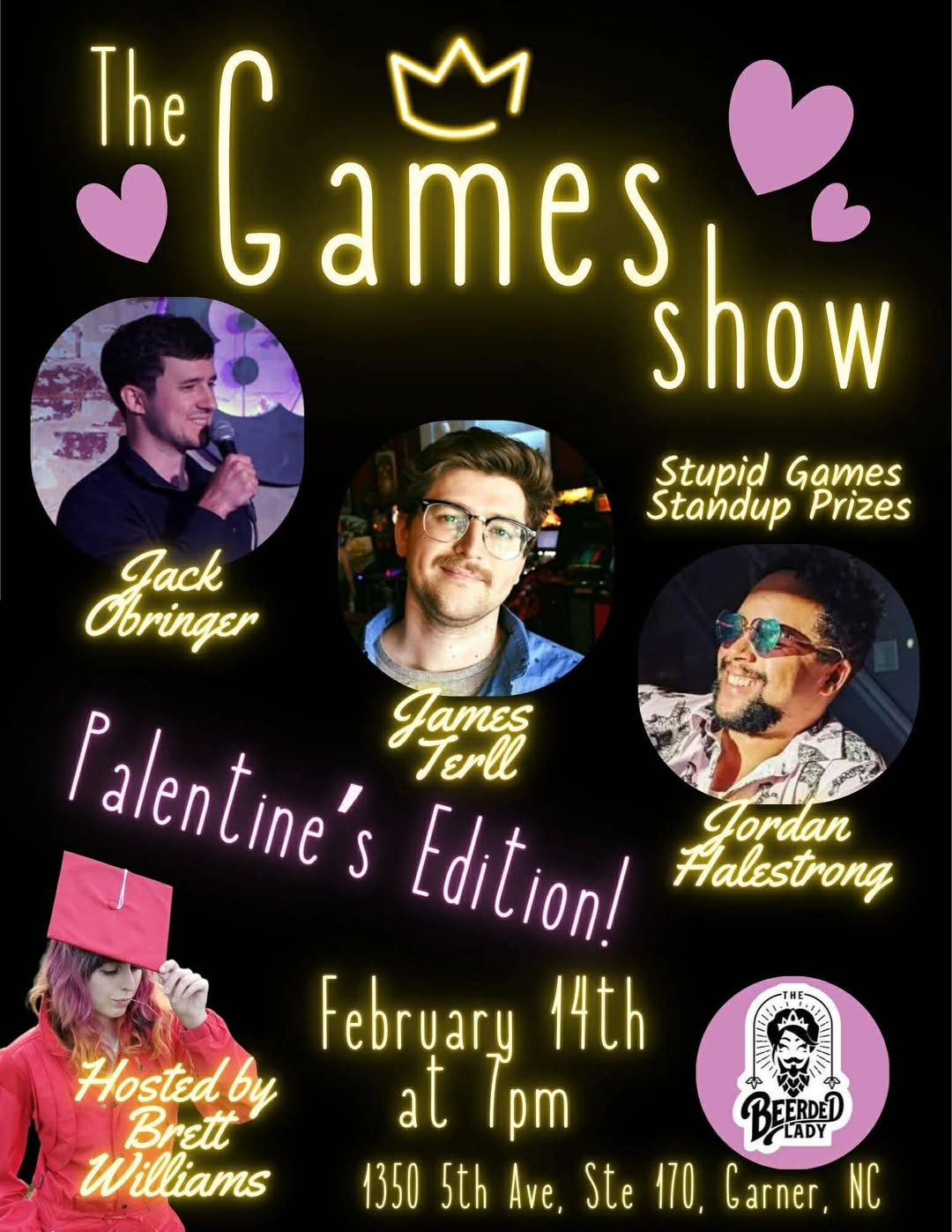 The Games Show Feb Stand-up Comedy